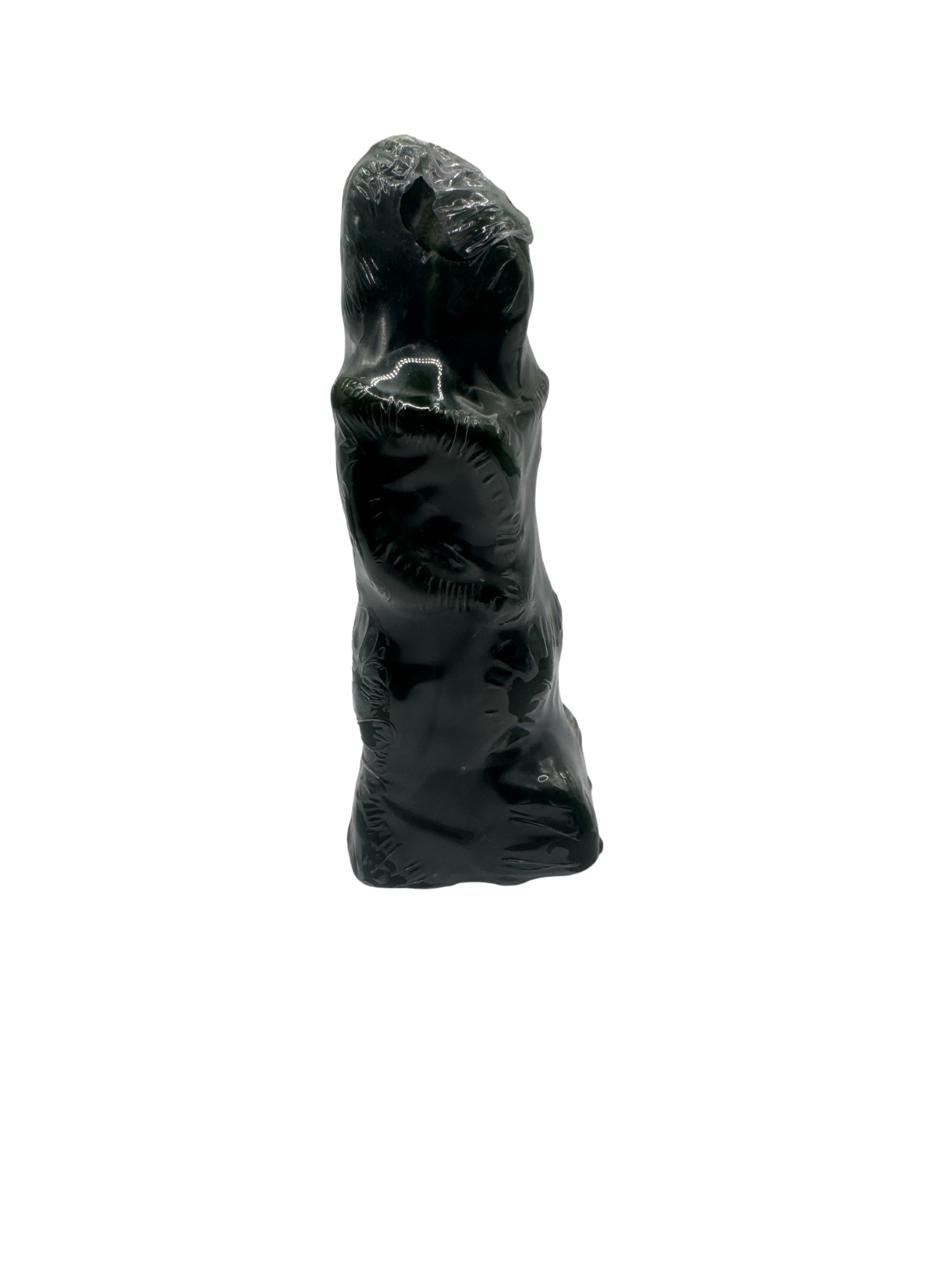 Green male/female figure candle