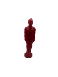 Red male figure candle