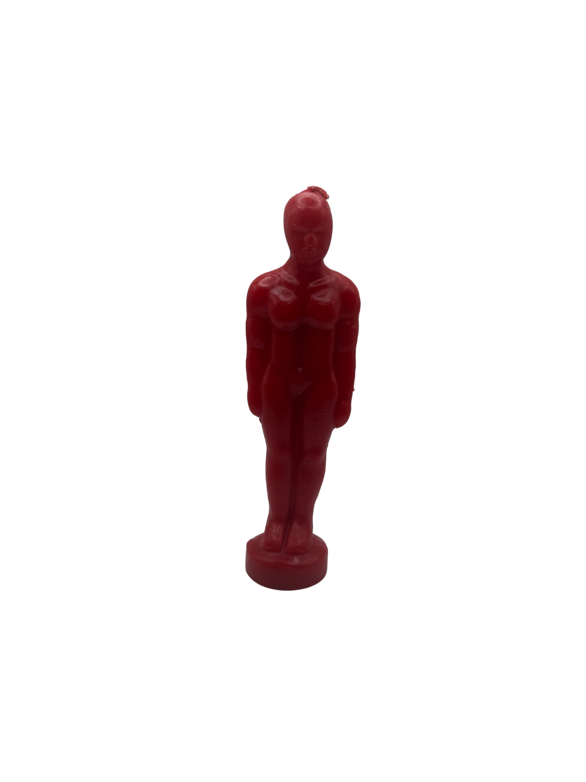 Red male figure candle